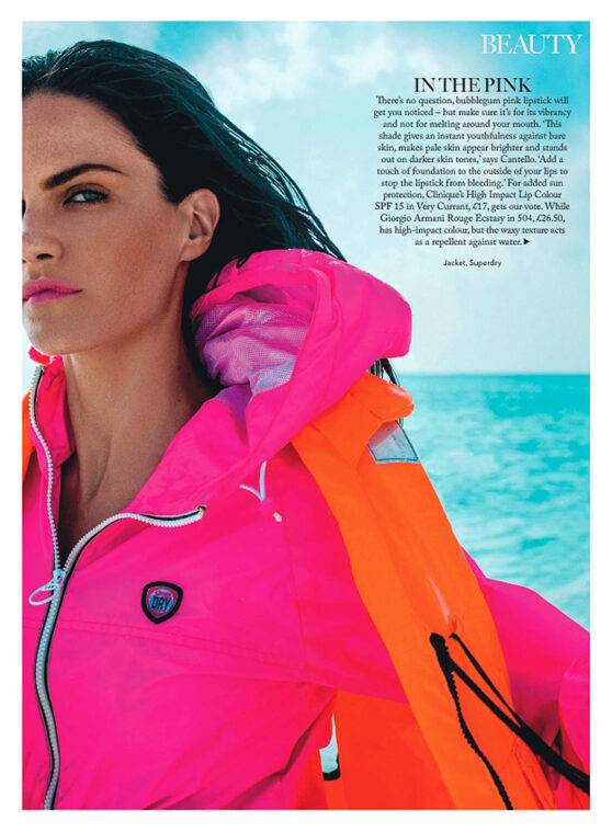 Flouro Flush- Marie Claire - Beauty | Sonia Deveney - Makeup Artist - Marie Claire